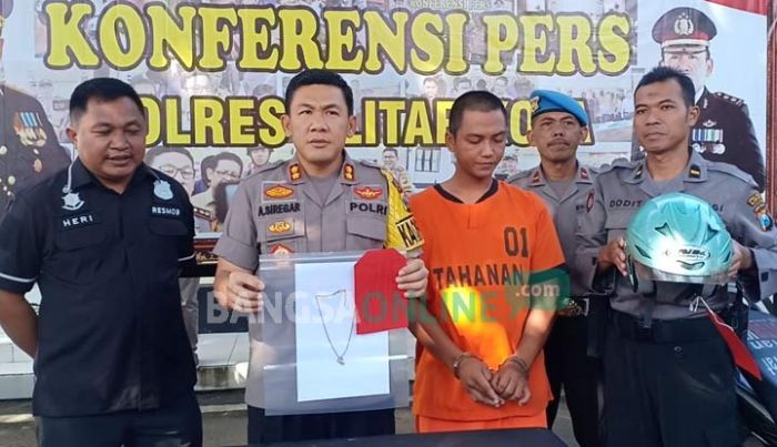 Aksi Penjambretan di Blitar Terekam CCTV, Pelaku Terungkap Berkat Informasi dari Medsos