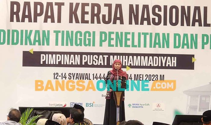 Khofifah Ajak Perguruan Tinggi Muhammadiyah Tingkatkan Indeks Inovasi dan Daya Saing Global