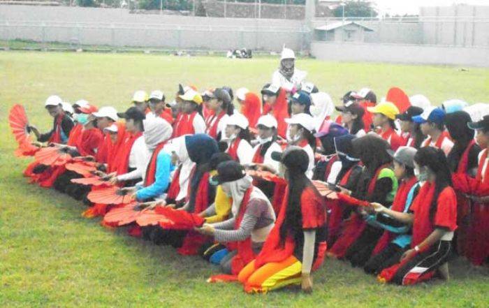 Seribu Penari Gandrung Latihan Koreografi