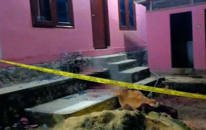 Warga Pamekasan Ditemukan Tewas Bersimbah Darah di Depan Rumah, Ada Luka Tebasan di Leher Korban