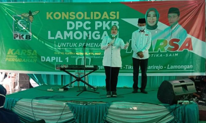 Pilkada Lamongan 2020: Kartika Minta Warga Nahdliyin Bersatu Menangkan Karsa