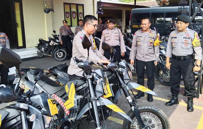 Polres Ngawi Terima Bantuan Motor Dukung Pemilu Damai 2024