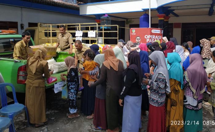 Tekan Harga Beras, Pemkab Kediri Gelar Operasi Pasar, DKPP Pastikan Stok Aman