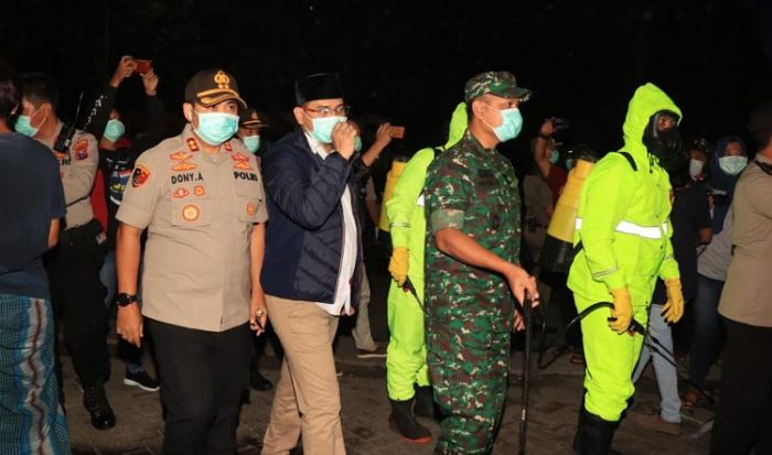 Plt. Wali Kota Pasuruan Pimpin Patroli Gabungan Cegah Penyebaran Covid-19