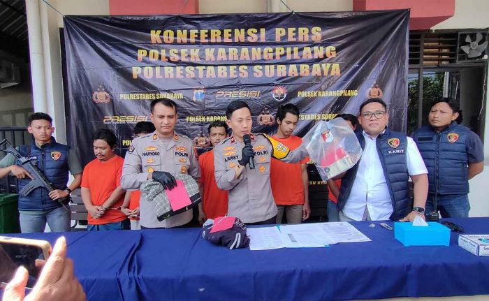 Beraksi di 21 TKP, Komplotan Curanmor di Surabaya Ditangkap