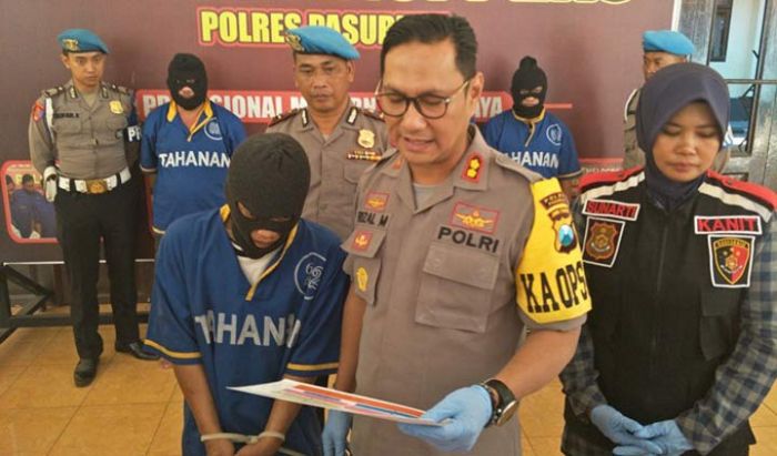 Polres Pasuruan Gulung Residivis Pencuri Motor di 7 TKP