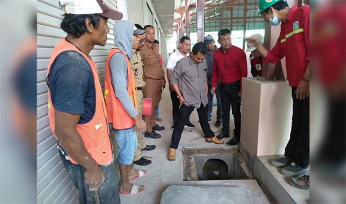 Drainase Buruk dan Terkesan Ala Kadarnya, Komisi C Ancam Tolak Penyerahan Pasar Sayur Batu