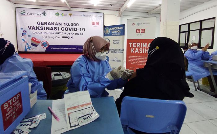 Dukungan Anugerah School Sidoarjo Untuk Percepatan Vaksinasi