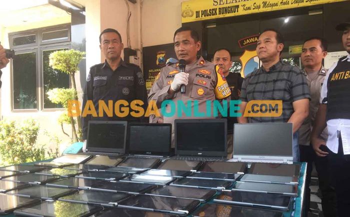 Demi Chip Higgs Domino, 4 Remaja di Surabaya Bobol Fasilitas SDN 1 Penjaringan Sari