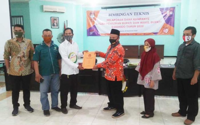 Baru 2 dari 3 Bapaslon yang Ditetapkan KPU Sidoarjo, 1 Bapaslon Masih Verifikasi Administrasi