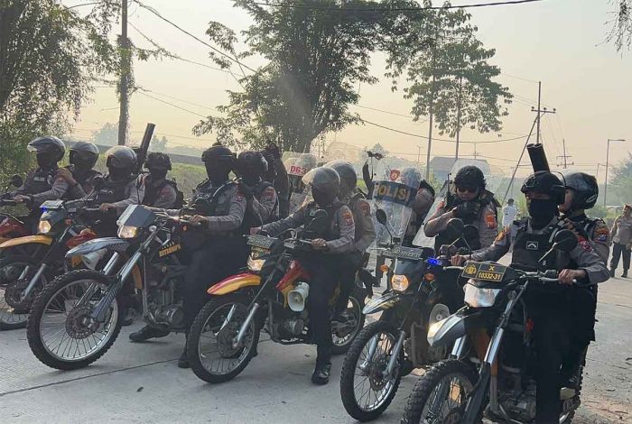 Polisi di Sidoarjo Gelar Latihan Pengamanan Pilkada 2024