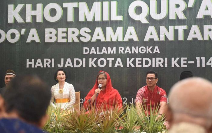 Hadiri Doa Bersama Antar Umat Beragama, Pj Wali Kota Kediri Berharap Kerukunan Tetap Terjaga