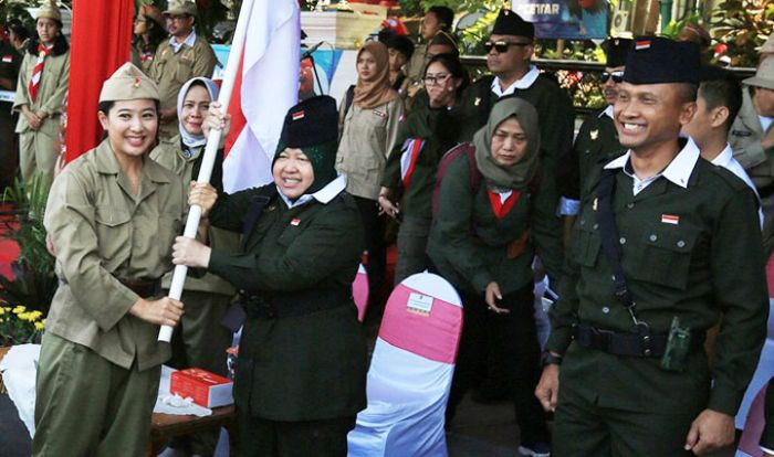 ​Tampil Bareng di Parade Surabaya Juang 2019, Begini Pesan Wali Kota dan Wawali