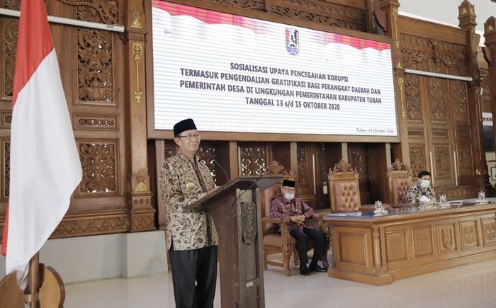 ​Bupati Tuban Minta Inspektorat Rutin Gelar Sosialisasi Pencegahan Korupsi