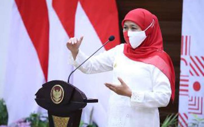 Senin, Khofifah Ajak Warga Hentikan Aktivitas 3 Menit Peringati Detik-Detik Proklamasi 17 Agustus