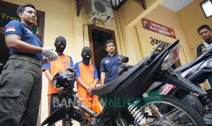 Remaja Putus Sekolah Dalangi 14 Kali Curanmor di Jombang