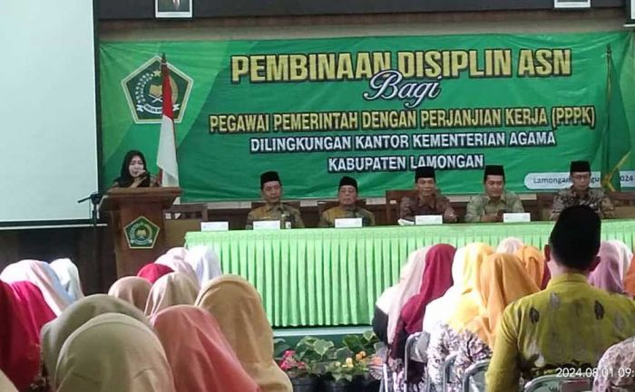 Kemenag Lamongan Gelar Pembinaan Disiplin ASN PPPK