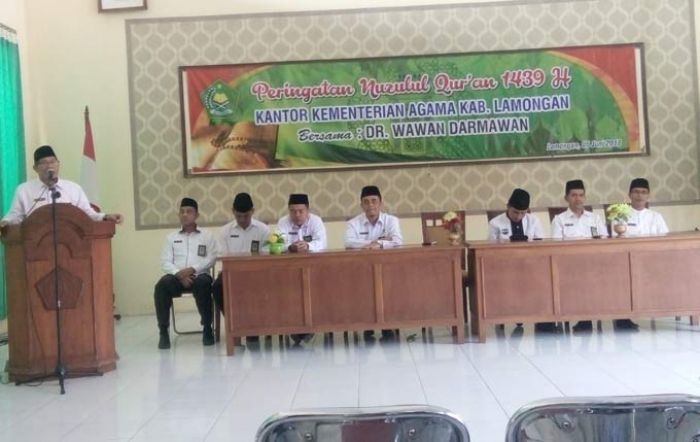 ​Kepala Kemenag Lamongan: Peringatan Nuzulul Quran untuk Introspeksi Diri