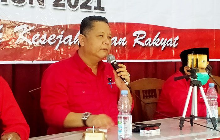 Hadiri Rakercab PDIP Trenggalek, Whisnu Sakti Buana Bahas Enam Agenda Penting Partai