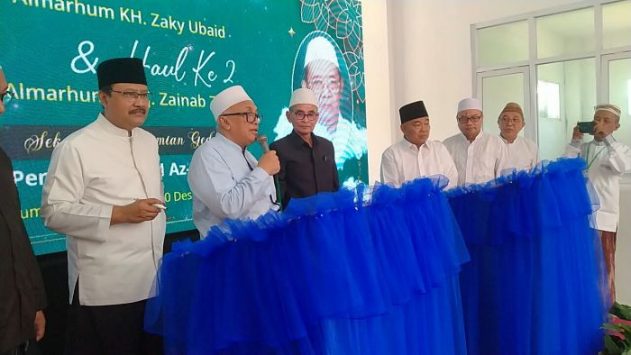 Taushiah pada Haul Kiai Zaky Ubaid, Kiai Asep Resmikan PPAI Az-Zahrah Pasuruan