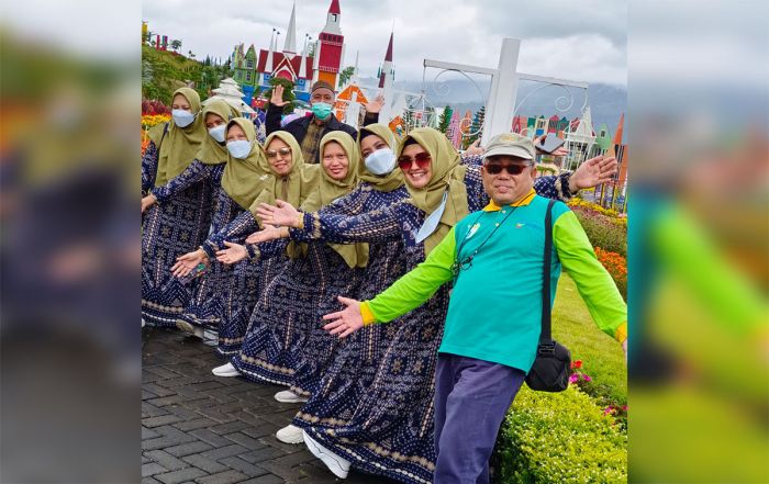 Rombongan Dinkes Sumenep Ngelencer ke Batu saat Pendemi Level 2