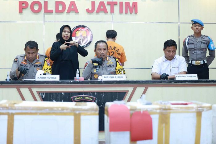 Ditpolairud Polda Jatim Amankan Dua Pelaku Jual Beli Benih Lobster Ilegal di Banyuwangi