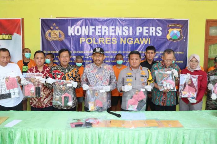 Satreskoba Polres Ngawi Tangkap 15 Pengedar dan Pengguna Narkoba