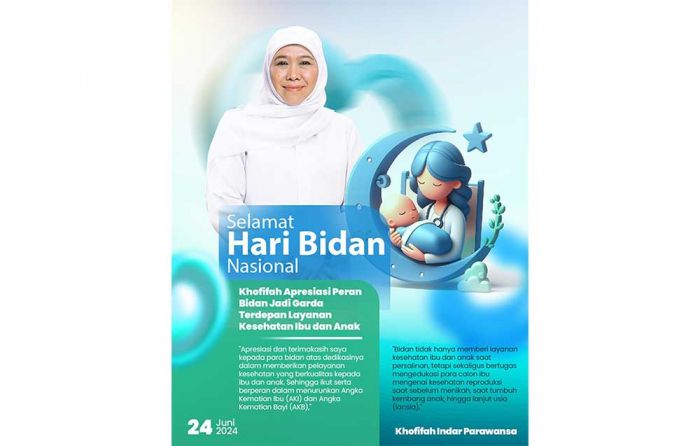 Khofifah Apreasiasi Peran Penting Bidan dalam Peringatan HBN 2024