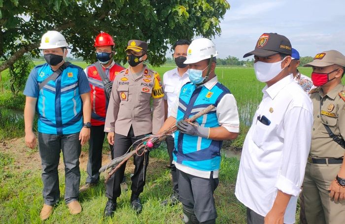 Cegah Jatuhnya Korban Jiwa Lagi, Polres Ngawi Gelar Sweeping Jebakan Tikus Listrik