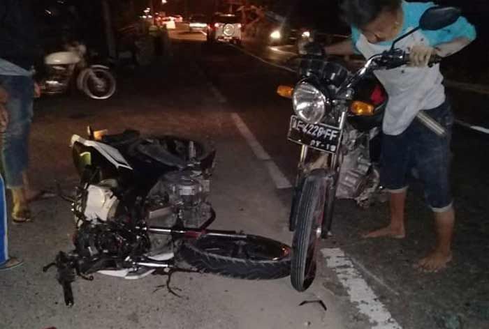 Ugal-ugalan, Tiga Motor Terlibat Laka di Jalur Ngawi-Caruban, Satu Orang Tewas di Tempat