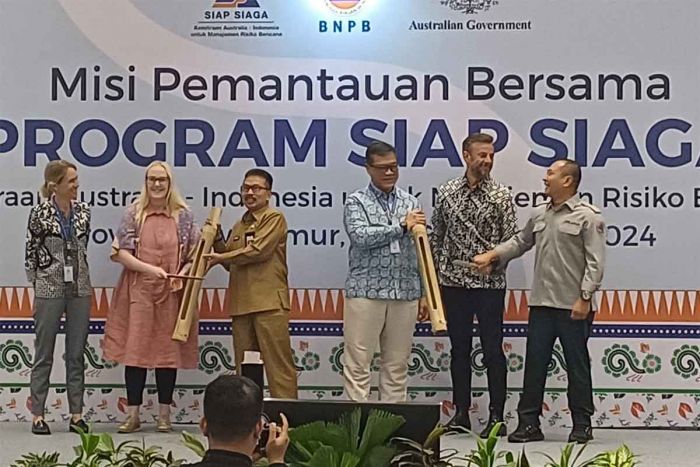 Bersama Australia Government, BNPB Gelar Misi Pemantauan Program Siap Siaga