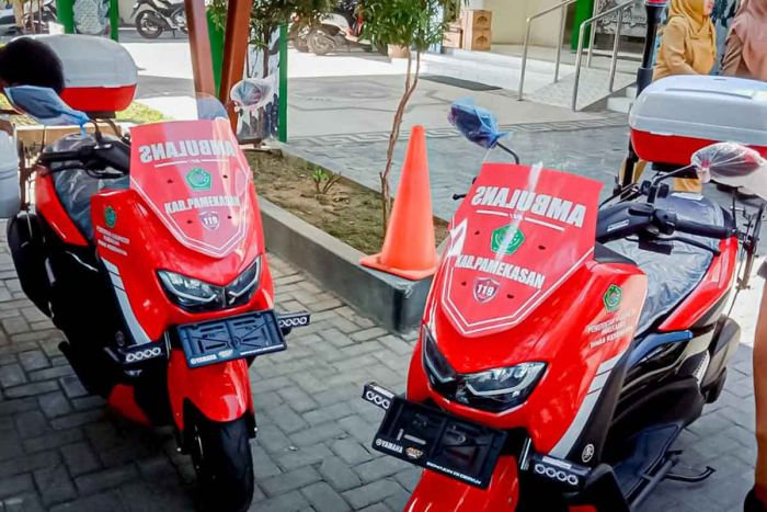 Tingkatkan Layanan PCC, Dinkes Pamekasan Tambah Dua Motor Kesehatan