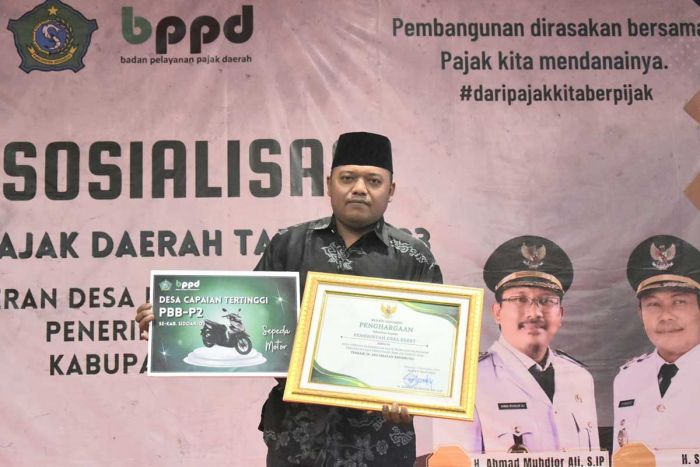 Penerimaan PBB-P2 Meningkat 6,84 Persen, Bupati Sidoarjo Apresiasi Kades