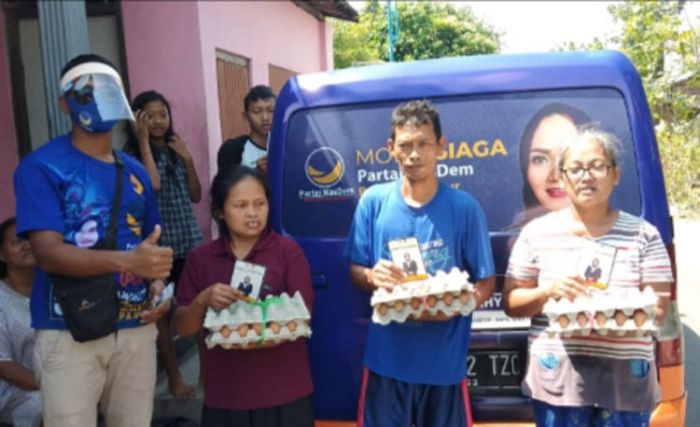 Anggota DPR RI Hj. Sri Wahyuni Bagikan 30.000 Ribu Telur