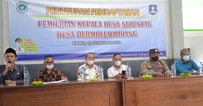 Pendaftaran Pilkades Ditutup, Ada Dua Bakal Calon Kepala Desa Dermolemahbang Lamongan