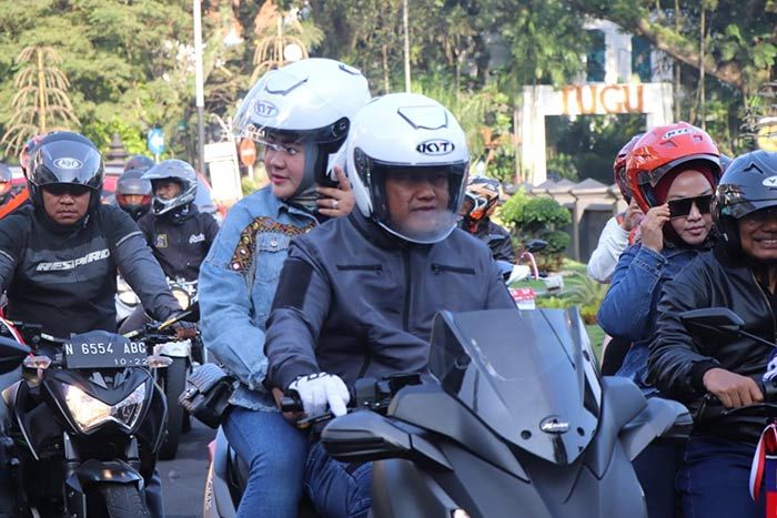 Mantapkan Sinergitas, Forkopimda Kota Malang Gelar Touring ke Pantai Ungapan