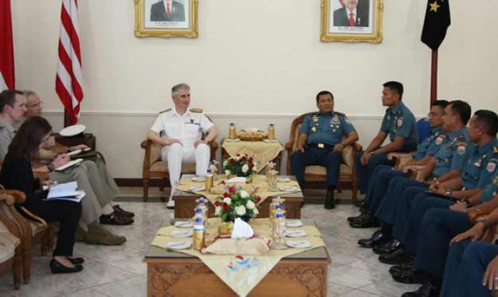 Pangarmatim Terima Kunjungan Assistant Chief of Defence Staff United Kingdom