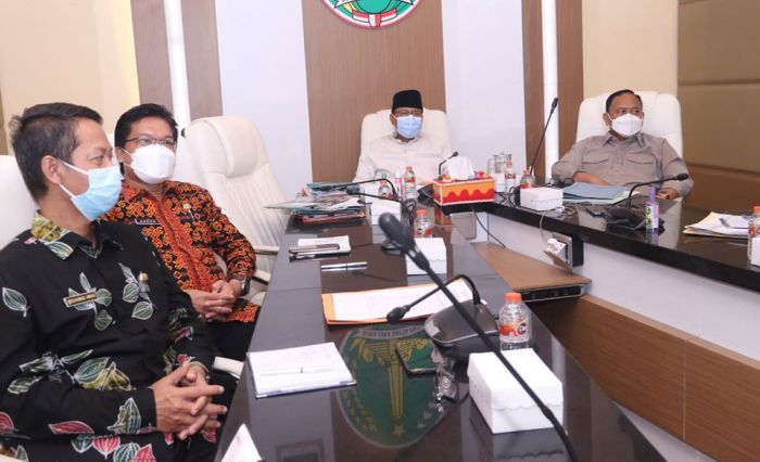 Siap Sertifikasi Seluruh Aset Pemda, Wali Kota Pasuruan Ikuti Rakor Bersama KPK dan Kanwil BPN