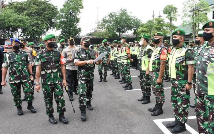 Persiapan Kunker Wapres RI, Korem 084/BJ Laksanakan Apel Gelar Pam VVIP