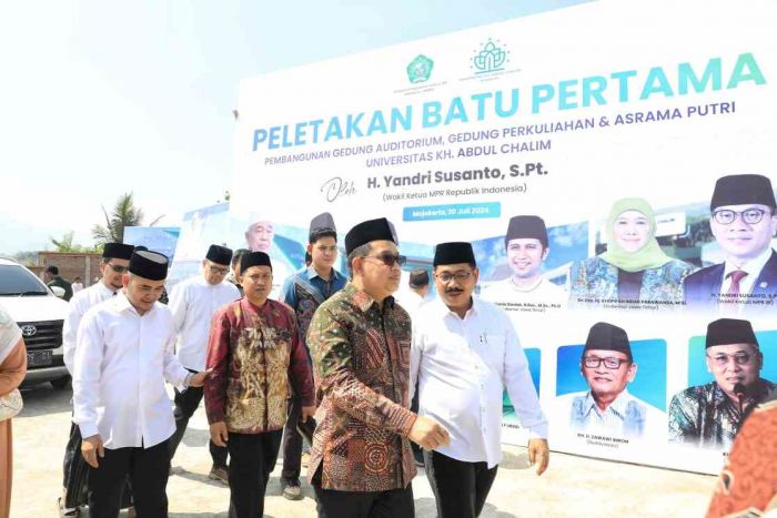 Groundbreaking Gedung Auditorium, Pj Gubernur Adhy: UAC Tingkatkan SDM Jatim