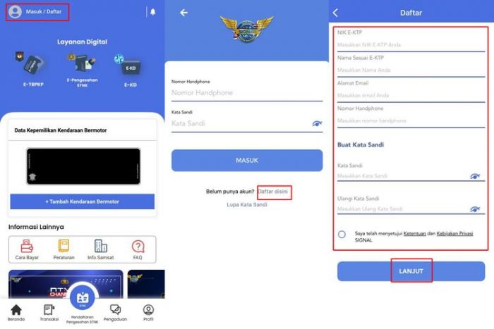 Mengenal Aplikasi Signal, Perpanjangan STNK Secara Digital