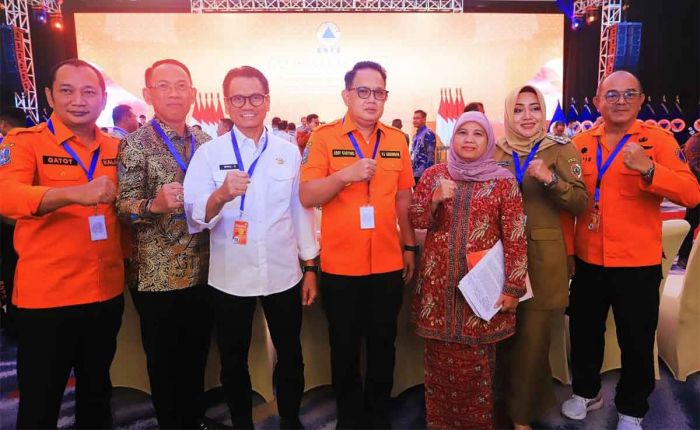 Hadiri Rakornas PB 2024, Adhy Karyono: Indeks Risiko Bencana di Jawa Timur Terus Turun