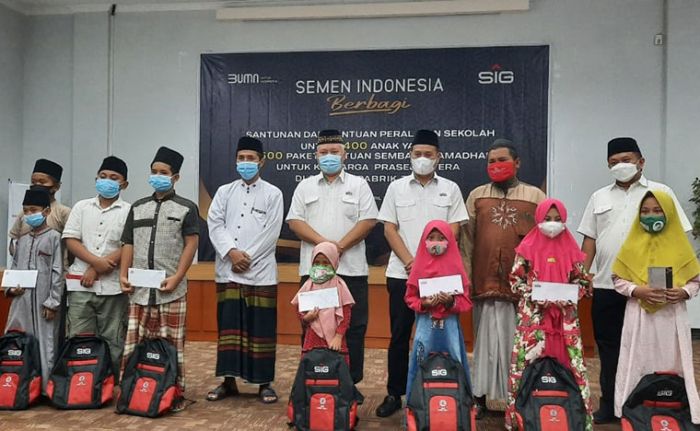 Gerakan Ramadhan Berbagi, SIG Salurkan Ribuan Sembako dan Santuni Anak Yatim