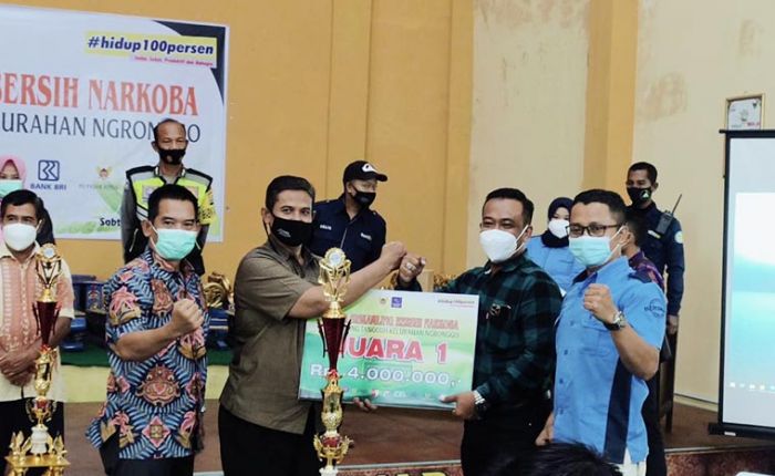 Ajak Warga Waspada Bahaya Narkoba, Kelurahan Ngronggo Gelar Lomba Siskamling