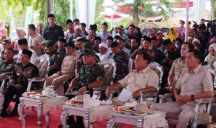 Menhan Prabowo Resmikan Bantuan Sumur Bor di Pamekasan, Berikut Lokasinya