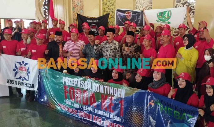 Wakil Bupati Pamekasan Lepas Kontingen Kormi ke Forda Jatim di Malang