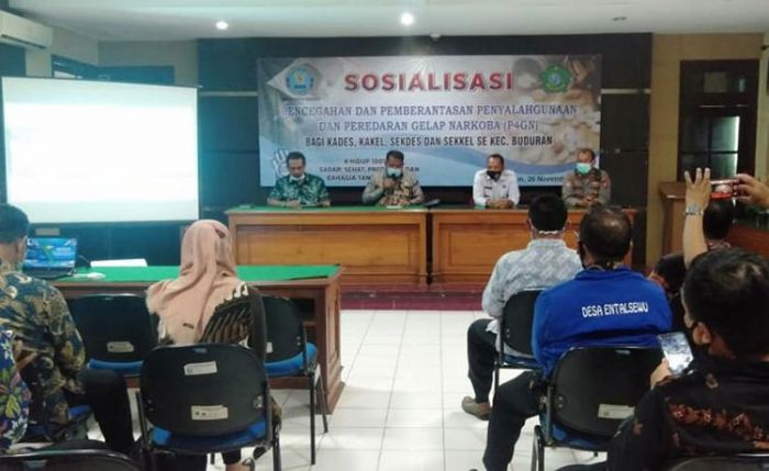 Peredaran Gelap Narkoba Masih Marak, BNNK Sidoarjo Ajak Perangkat Desa Sosialisasikan P4GN