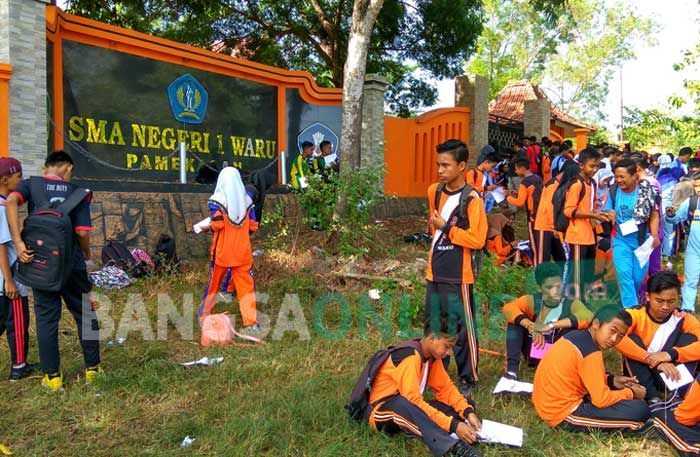 Sekolahnya Disegel Ahli Waris, Sudah 5 Bulan ini Siswa SMAN 1 Waru Harus Belajar di Luar