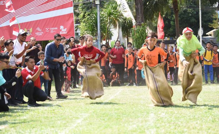 Semarak HUT ke-78 RI di Kota Kediri dengan Berbagai Lomba Agustusan dan Pameran Alutsista