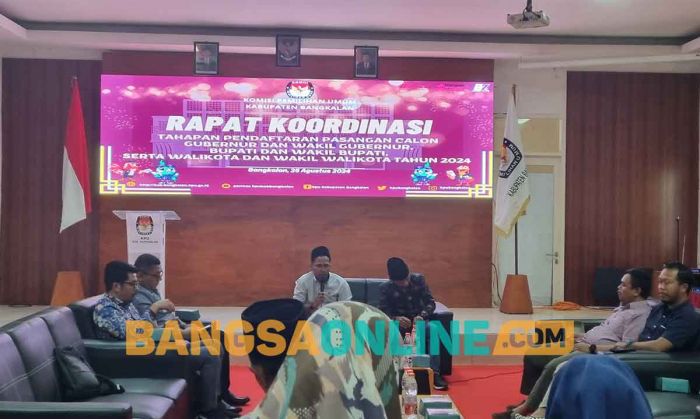 KPU Bangkalan Sosialisasikan Ambang Batas Suara Parpol Pengajuan Bakal Calon Bupati dan Wakilnya